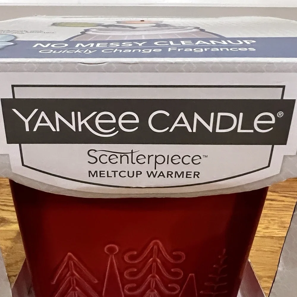 NEW Yankee Candle Scenterpiece Meltcup Warmer 1558346 Linear Trees NEW‎ NIB